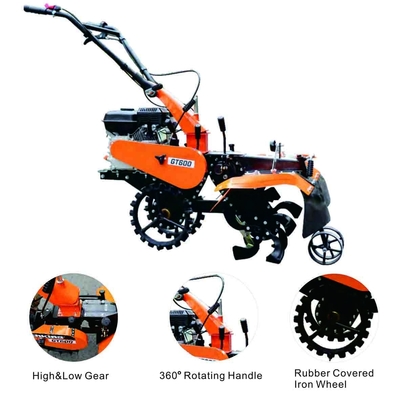 Début de labourage de recul de largeur de GT600 Mini Power Belt Tiller 620mm