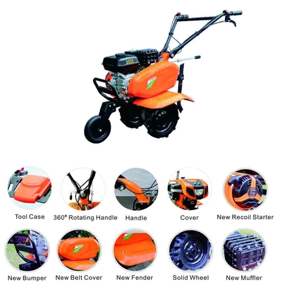 GT750-H Mini Power Belt Tiller largeur de labourage de 600 - de 750mm