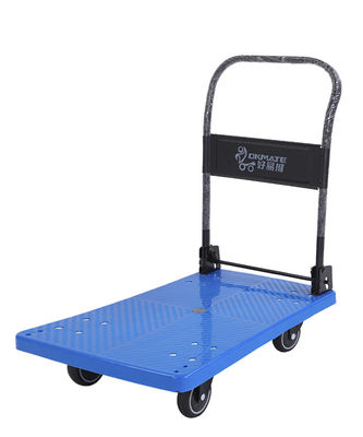 Pieds pliables de chariot à chariot du contrat 330KG durable pliant des roues de polyuréthane de système