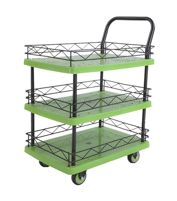 charge de roulement à plusieurs niveaux du chariot 180kg d'accoudoir simple avec la rambarde