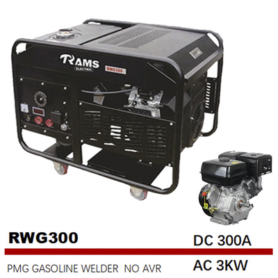 3kw début électrique Genset 300 générateur à un aimant permanent de réservoir de gaz de la soudeuse 30L d'ampère