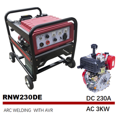 230A courbent le petit réservoir motorisé diesel SMAW des soudeuses 12.5L