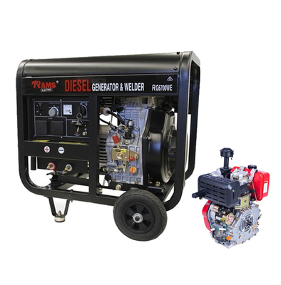 soudeur Generator Single Phase 116kg de moteur diesel du moteur-générateur 160A