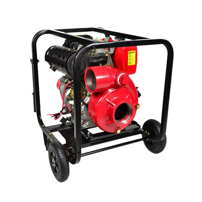 Moteur diesel de fonte contre l'incendie de lutte des pompes 100mm de pouce hypersustentateur du débouché 4x4
