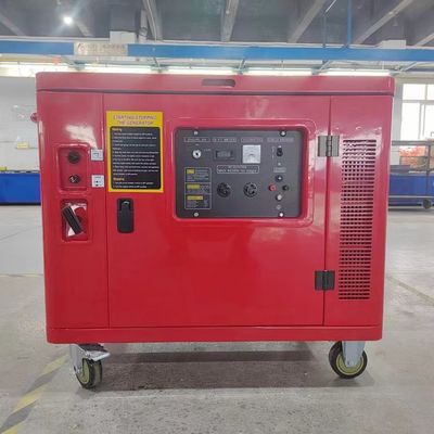 Le moteur 15HP a actionné le générateur silencieux portatif de gaz 6.5kw 69db avec l'auvent sain de preuve