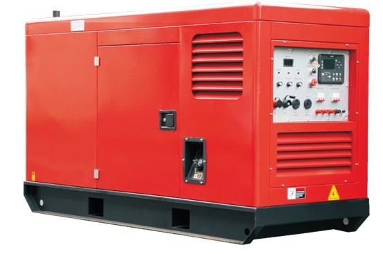 3 début électrique de soudure diesel silencieux du panneau de commande DC12V d'affichage à cristaux liquides de générateur de la phase 400A