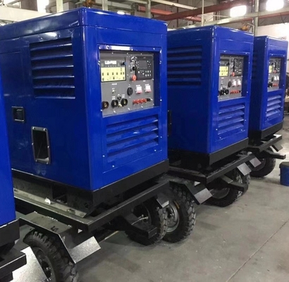 contrôle à moteur diesel d'affichage à cristaux liquides de Generators Turbocharged de la soudeuse 600A