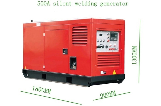 excitation d'individu sans brosse de soudure 500A de machine d'arc diesel de générateur