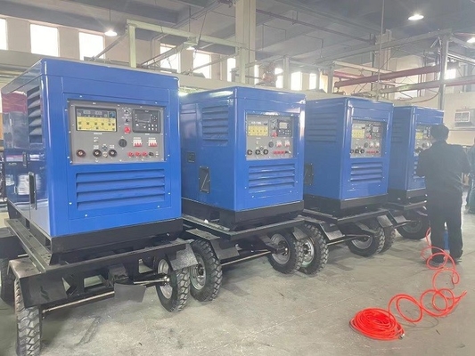 contrôle à moteur diesel d'affichage à cristaux liquides de Generators Turbocharged de la soudeuse 600A