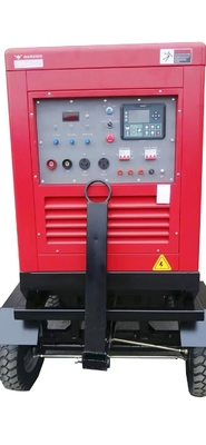 3 début électrique de soudure diesel silencieux du panneau de commande DC12V d'affichage à cristaux liquides de générateur de la phase 400A