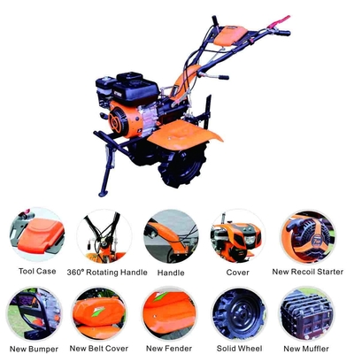 GT1000-H Mini Power Gear Tiller largeur de labourage de 750 - de 1000mm