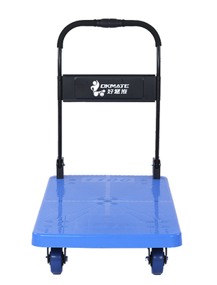 Un chariot se pliant résistant pliable du chariot 600KG à main avec des roues de 5 pouces TPR