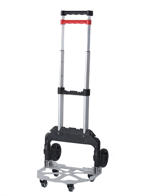 le chariot pliable télescopique TPR au chariot 68kg portent pour résister au chariot se pliant à bagage de roue