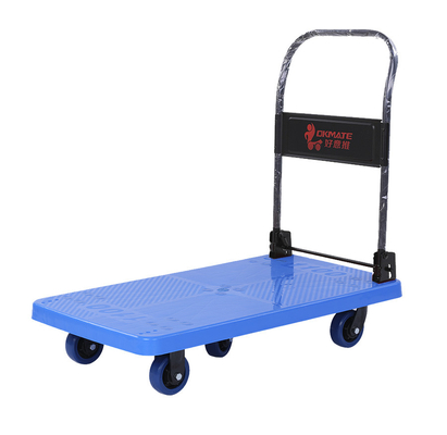 Pieds 600KG pliant le polypropylène pliable de chariot à camion de main avec des roues de 5 pouces