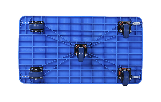 chariot se pliant SILENCIEUX de poussée de haute de la rambarde 600kg à chariot roulette pliable simple du chariot NR