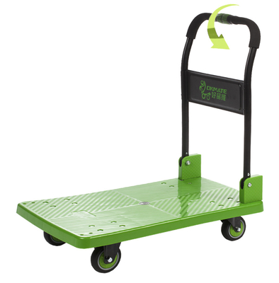 330KG chariot se pliant résistant SILENCIEUX résistant à l'usure Dolly Cart With Wheels
