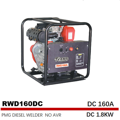 Moteur 178F de fréquence moyenne de soudure diesel de générateurs de C.C 1.8kw