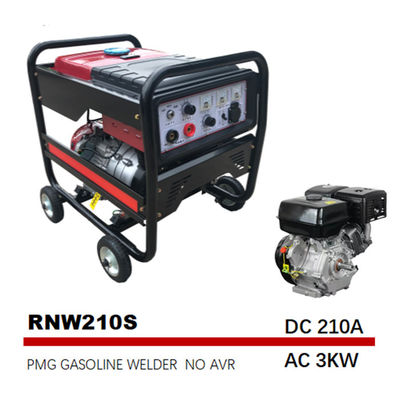 C.A. à un aimant permanent 3kw d'essence motorisée des soudeuses 210A