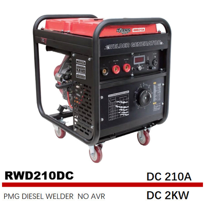 192FE machine de soudure motorisée diesel de réservoir de carburant de la soudeuse 12.5L