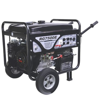 début électrique manuel électrique portatif de l'essence 6kw de générateur du moteur 190F