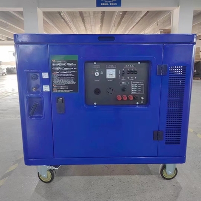 groupe électrogène silencieux portatif de 220V 110V 120V 7.5kw avec l'auvent sain de preuve