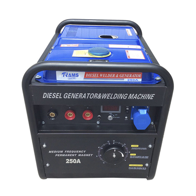 Type de fréquence moyenne de soudure diesel des générateurs RWD250AC de SMAW 250A