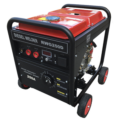 Type de fréquence moyenne de soudure diesel des générateurs RWD250AC de SMAW 250A