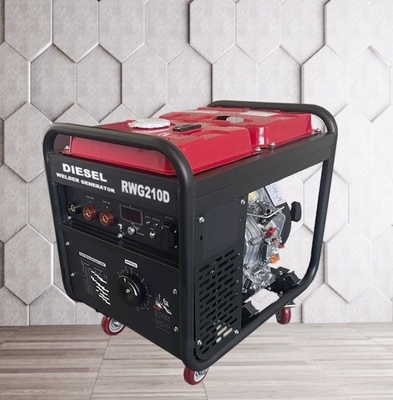 moteur de cuivre à C.A. 3kw de Genset Diesel Welder Generator du bâton 210A plein
