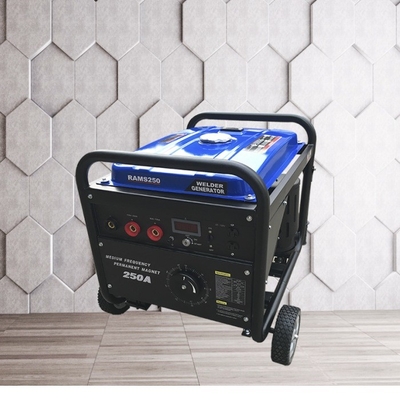 Soudeuse de soudure de bâton d'essence du réservoir 25L du générateur 75V de bâton de C.C 2kw 250A